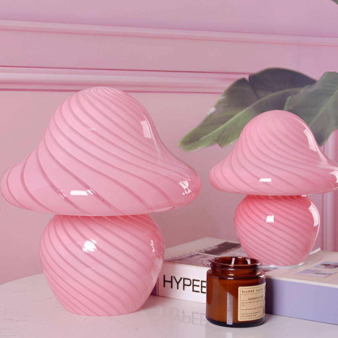 Elegant white spiral table lamp with a modern sculptural design, featuring a smooth, twisting structure that stands out as a contemporary piece of lighting decor.