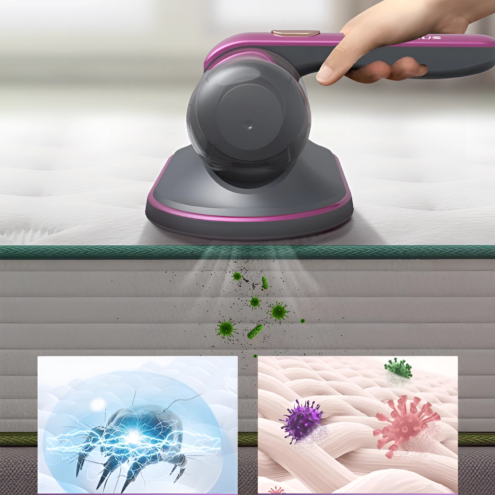 Handheld Cordless Fabric Steamer: Quick Heat, Compact & Lightweight
