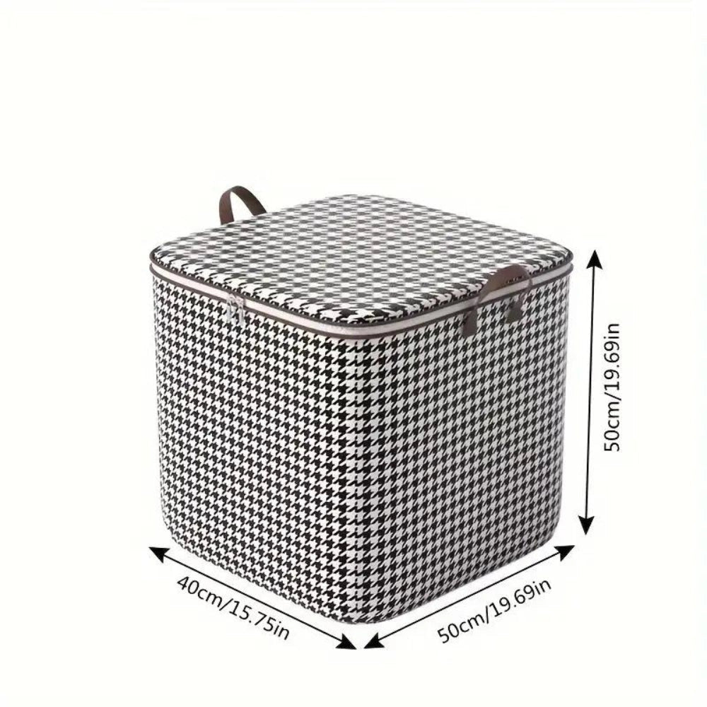 Houndstooth Decorative Storage Baskets - Chic Modern Organization