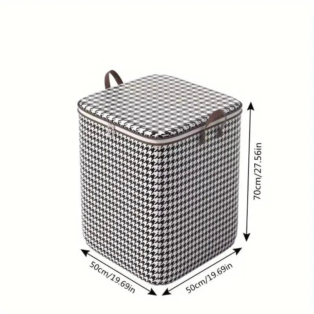 Houndstooth Decorative Storage Baskets - Chic Modern Organization