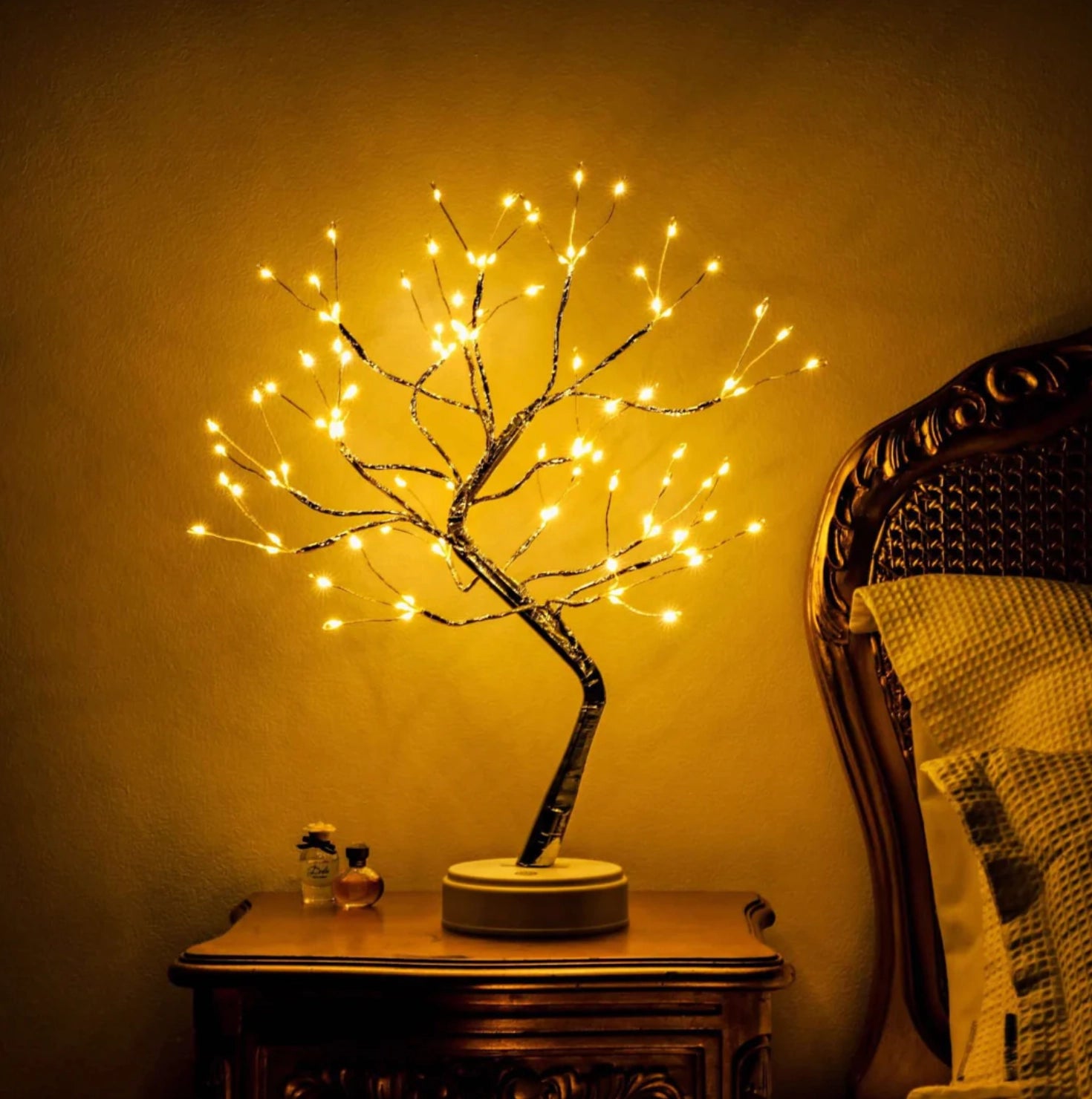 LED Tree Lamp - Decorative Bedroom & Living Room Lighting