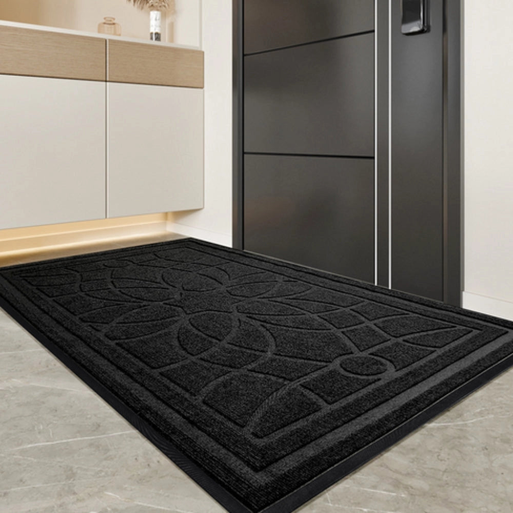 Luxury Navy Blue Non-Slip Ergonomic Anti-Fatigue Doormat