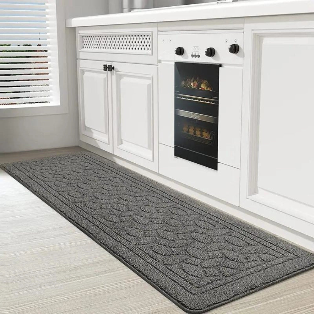 Luxury Navy Blue Non-Slip Ergonomic Anti-Fatigue Doormat