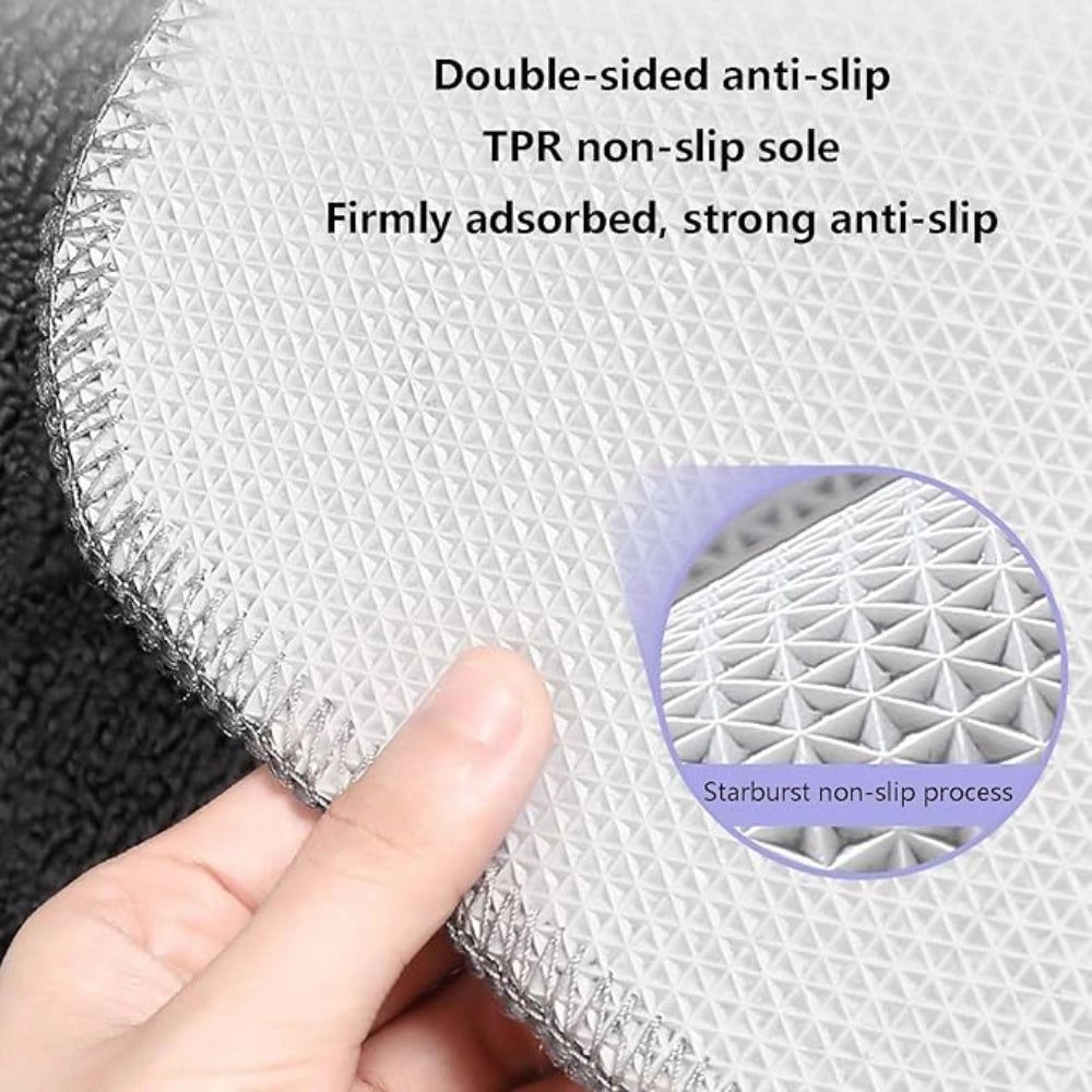 Luxury Navy Blue Non-Slip Ergonomic Anti-Fatigue Doormat
