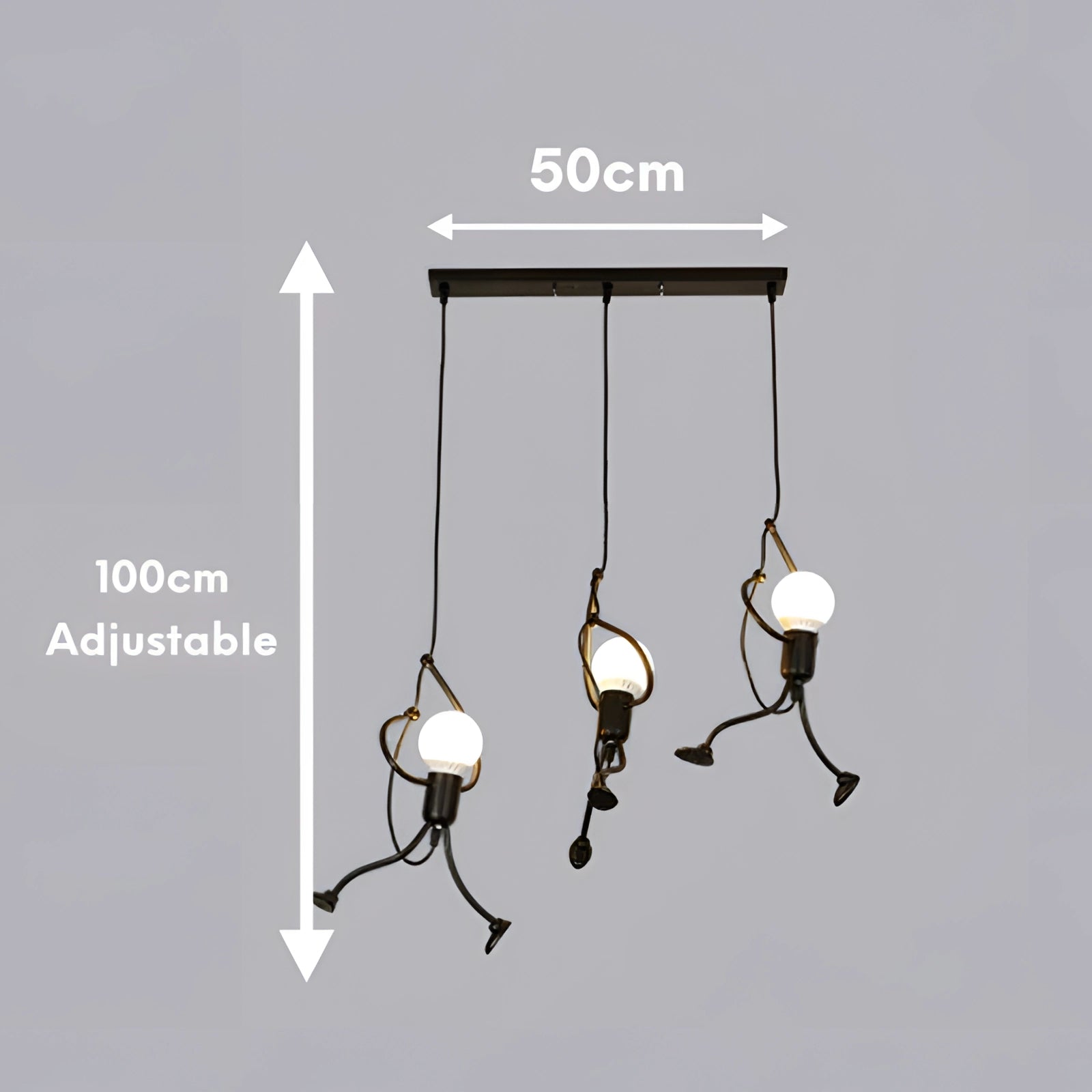 Minimalist modern pendant light with a rectangular design, featuring an adjustable metal ceiling fixture. The light emits a cool white glow, suitable for 220V electrical systems.
