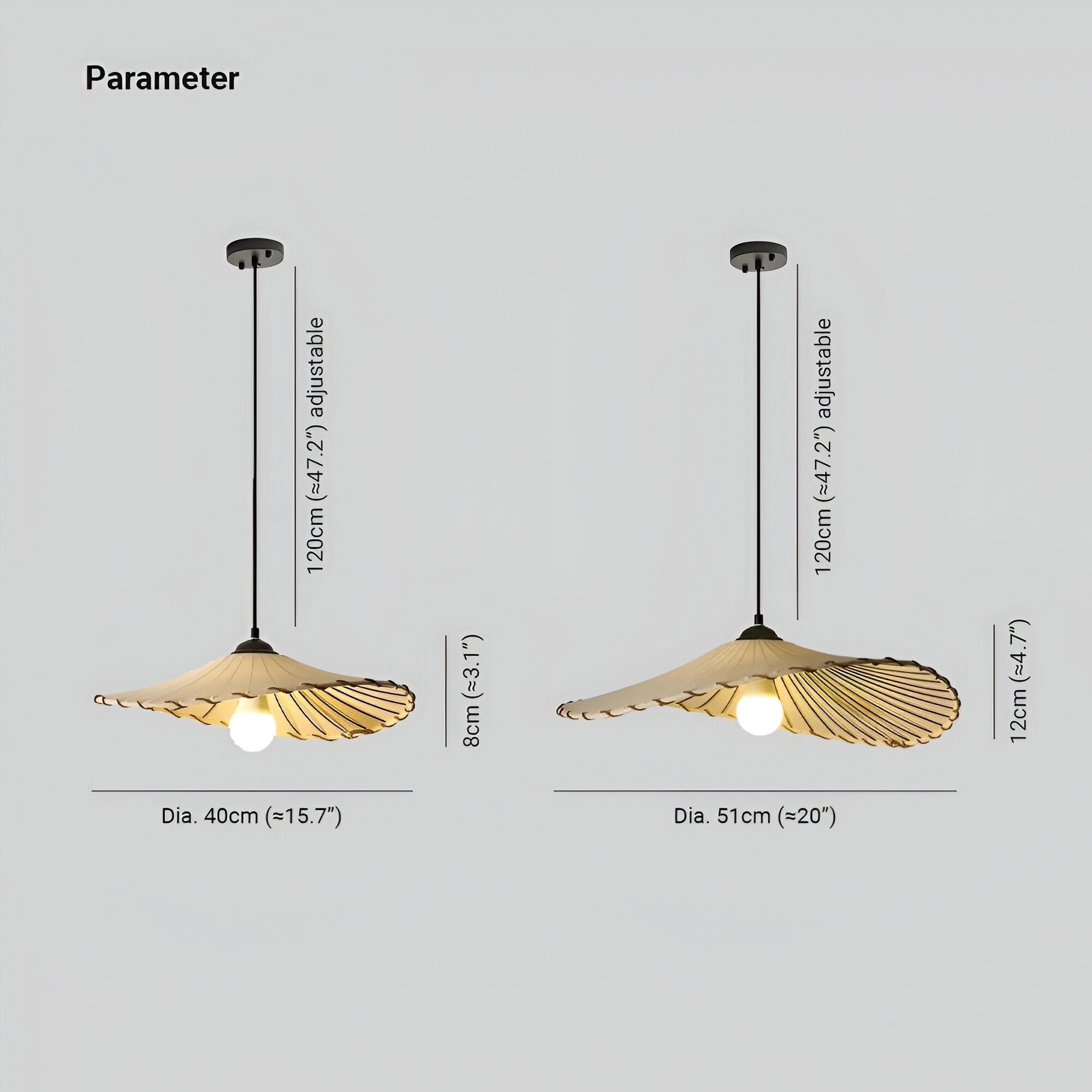 Minimalist Scandinavian pendant lamp with a unique wooden slat shade, featuring a simple and elegant design.