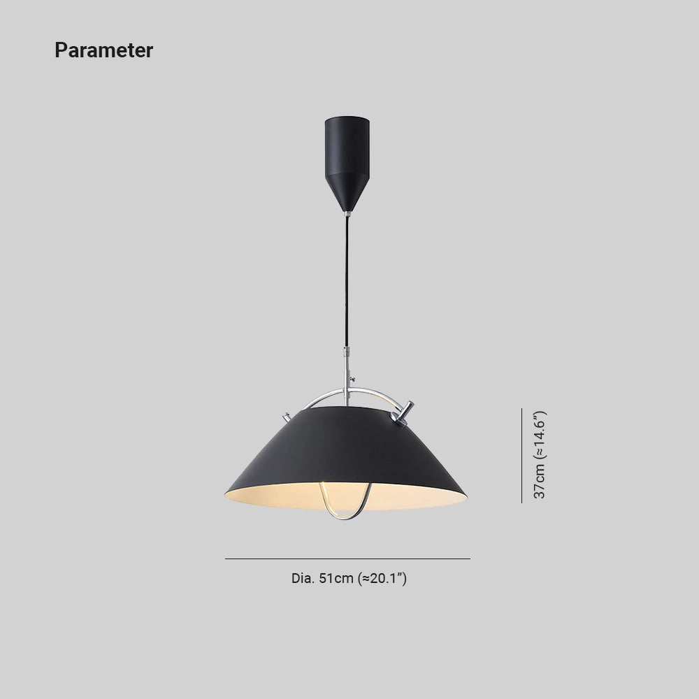 Minimalist Scandinavian white pendant light with a modern design, adjustable features, and clean lines, ideal for contemporary interiors.
