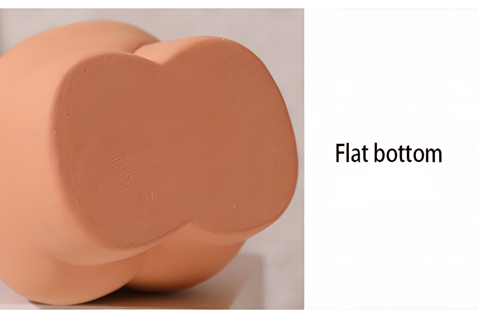 Modern abstract vases featuring a female form with an Art Deco body-shaped design, displaying a smooth, peach-toned surface with elegant curves and a heart motif accentuating the artistic gesture.