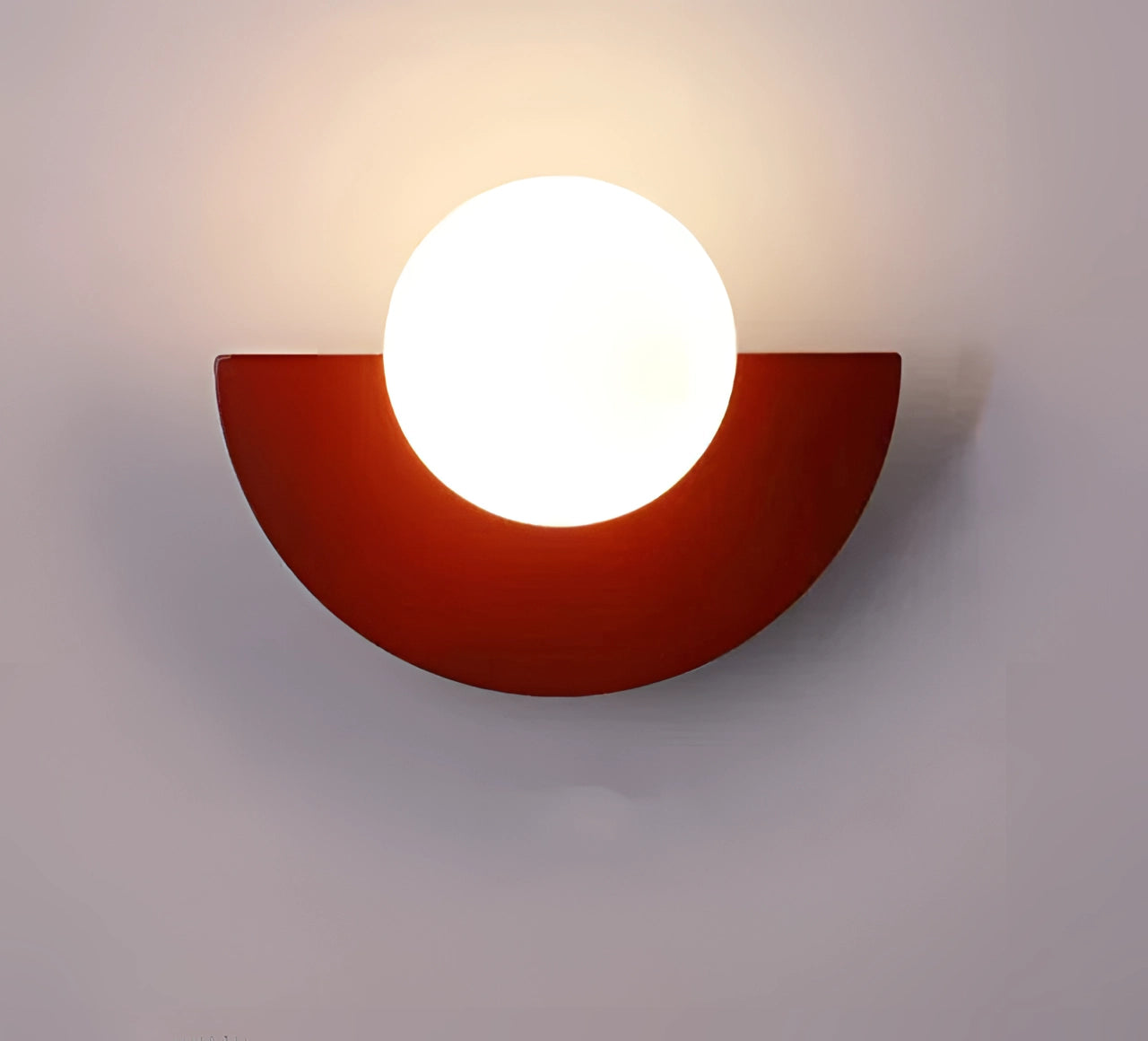 Modern Dual-Tone LED Crescent Wall Sconces - Energy-Efficient Lighting