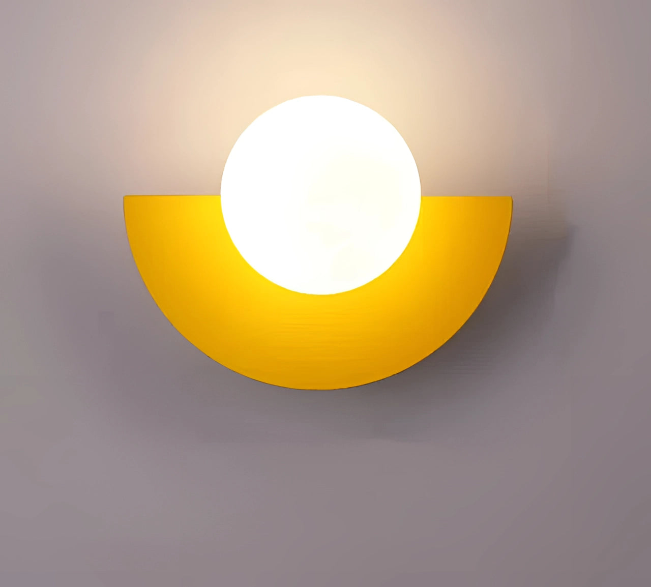 Modern Dual-Tone LED Crescent Wall Sconces - Energy-Efficient Lighting