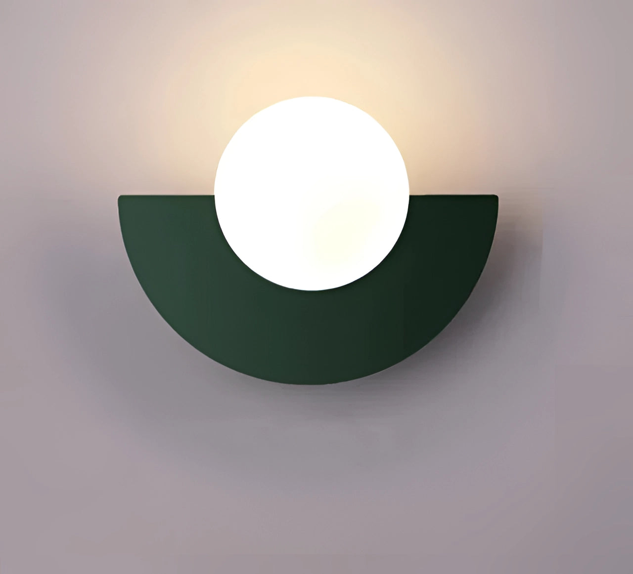 Modern Dual-Tone LED Crescent Wall Sconces - Energy-Efficient Lighting