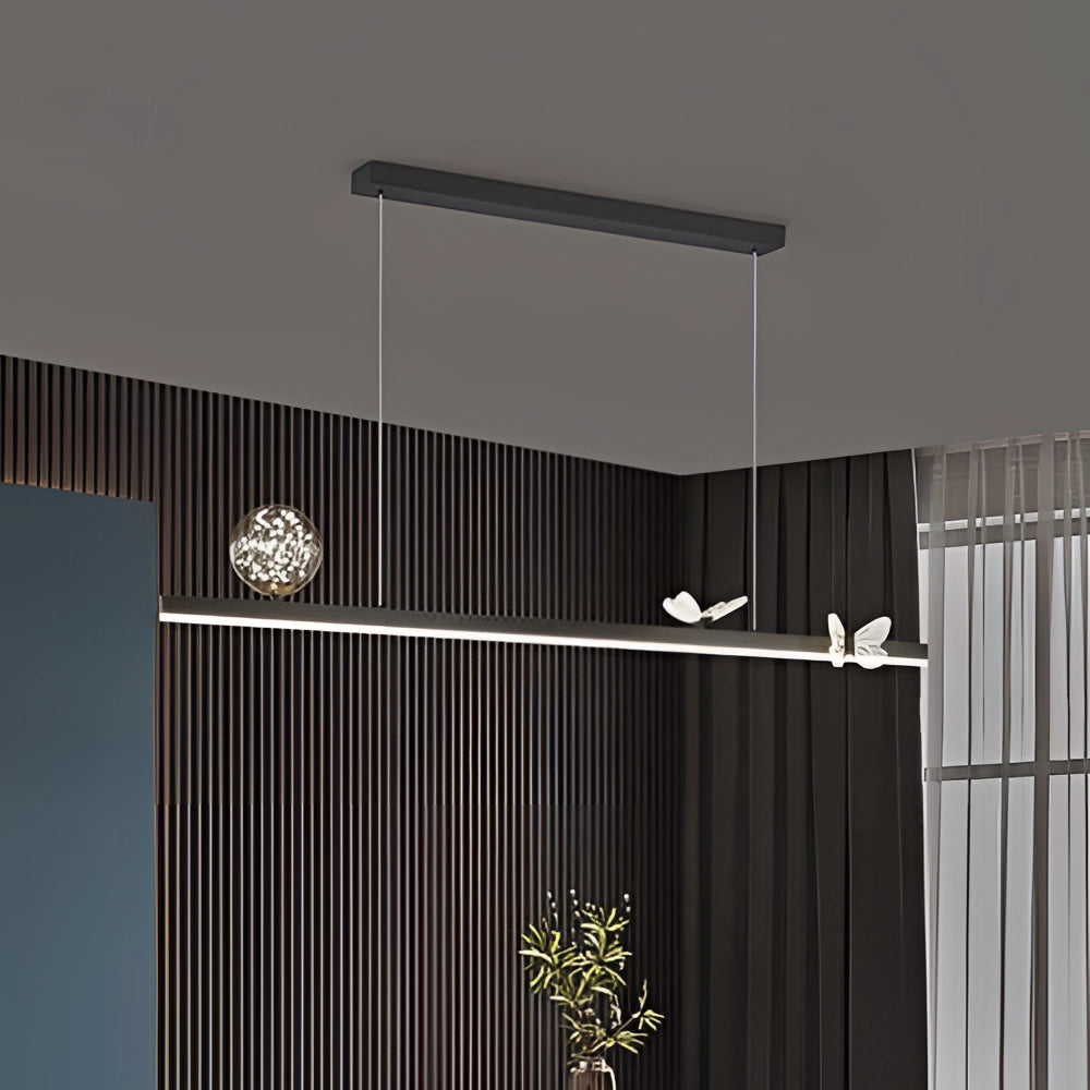 Modern Gold Wave Pendant Light - Luxury Minimalist Kitchen Fixture