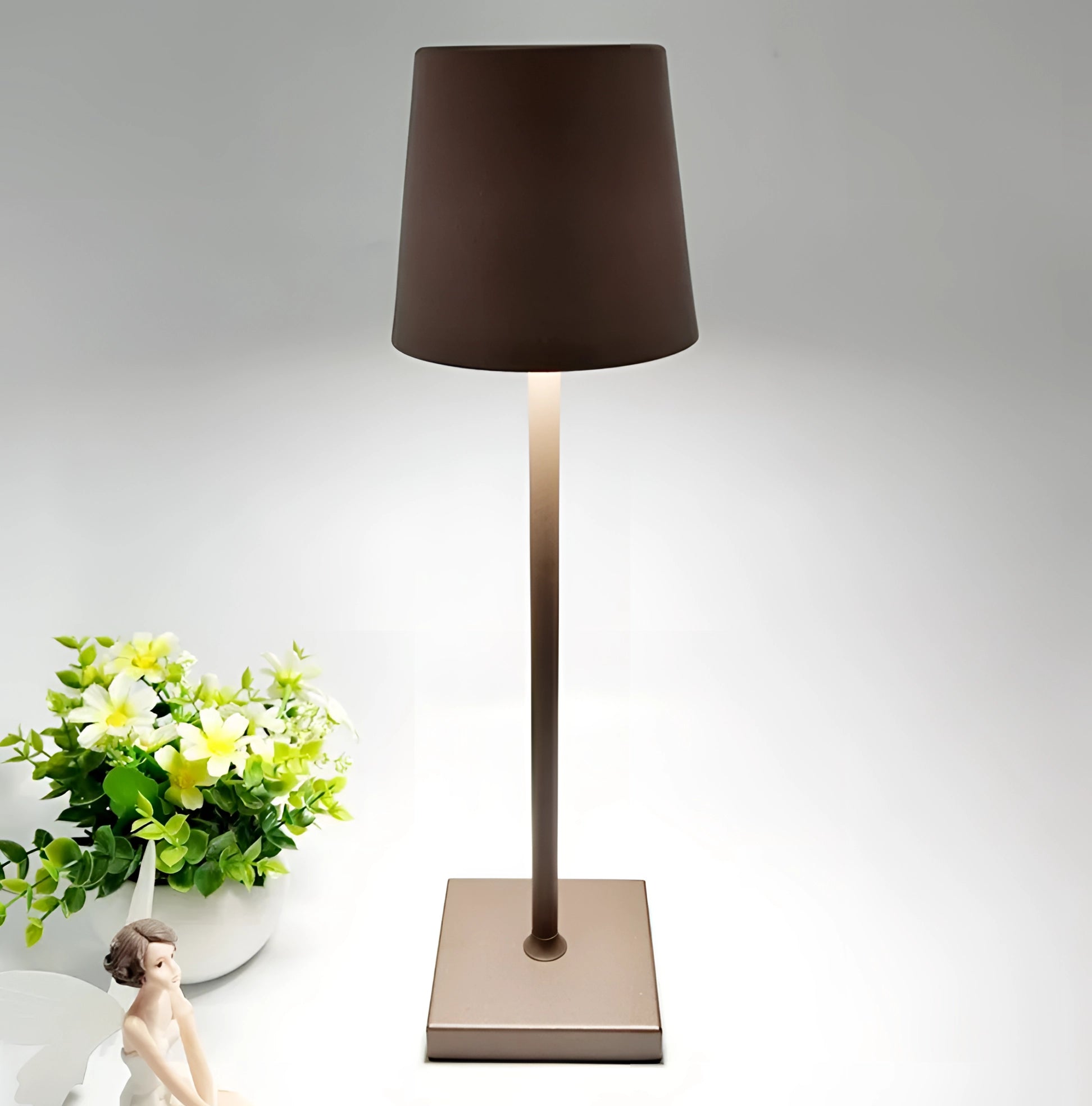 Modern LED Desk Lamp, Touch Control, Black, Energy Efficient