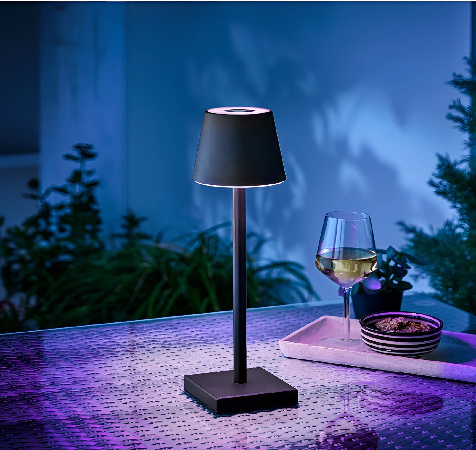 Modern LED Desk Lamp, Touch Control, Black, Energy Efficient