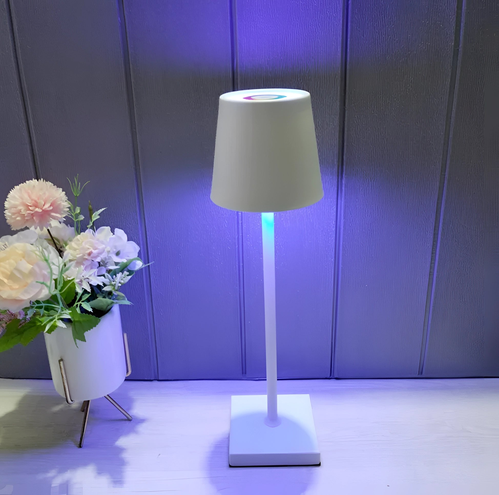 Modern LED Desk Lamp, Touch Control, Black, Energy Efficient