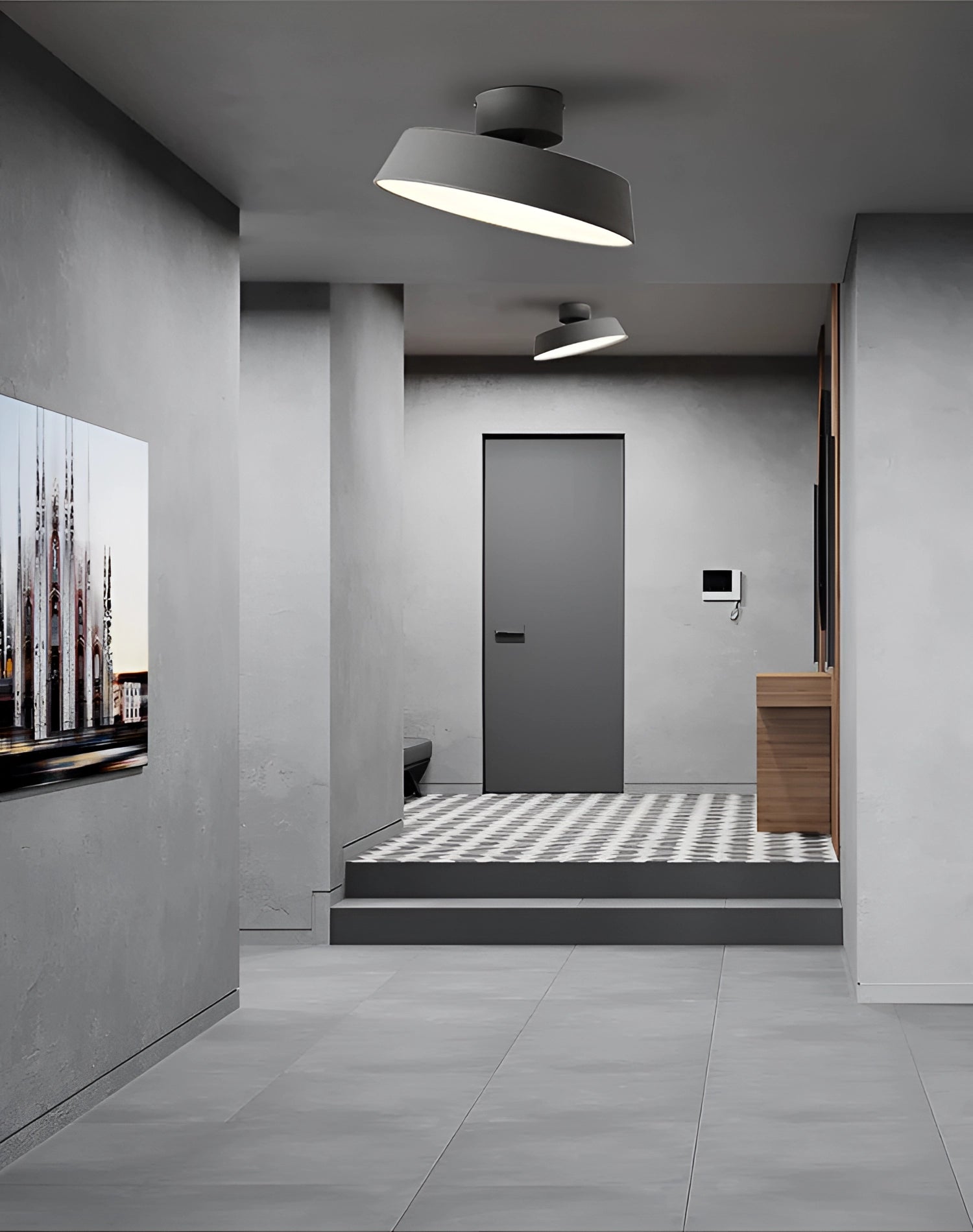 Modern LED Pendant Lights for Black & White Kitchens