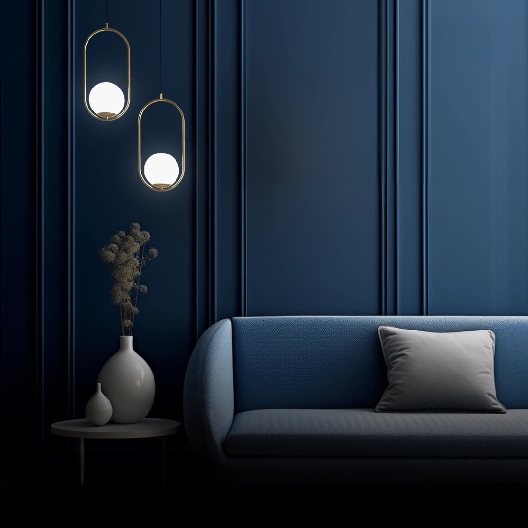 Modern Minimalist Circular LED Night Lamp - Warm Glow for Luxury Decor