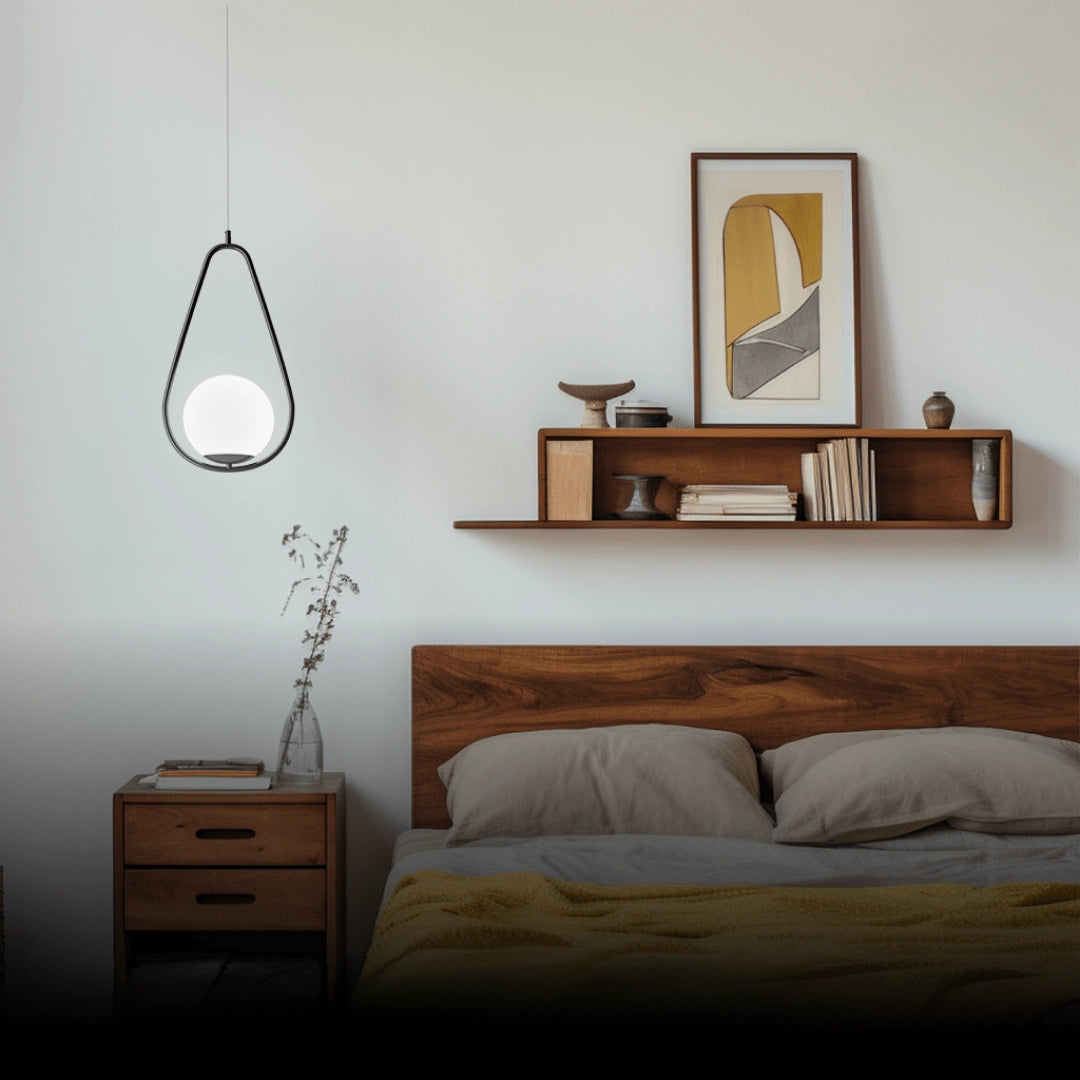 Modern Minimalist Circular LED Night Lamp - Warm Glow for Luxury Decor