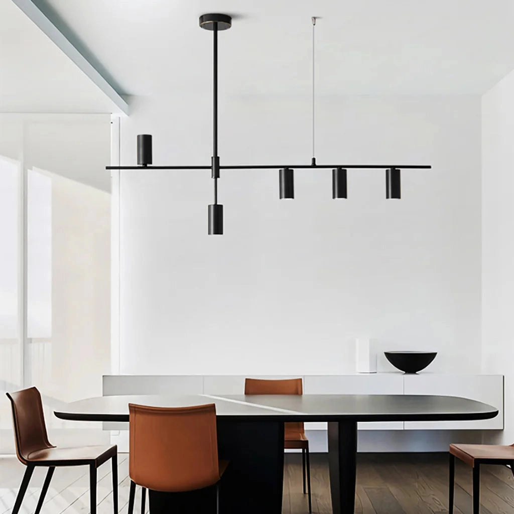 Modern Minimalist Kitchen: White, Wood Accents, Spacious Island