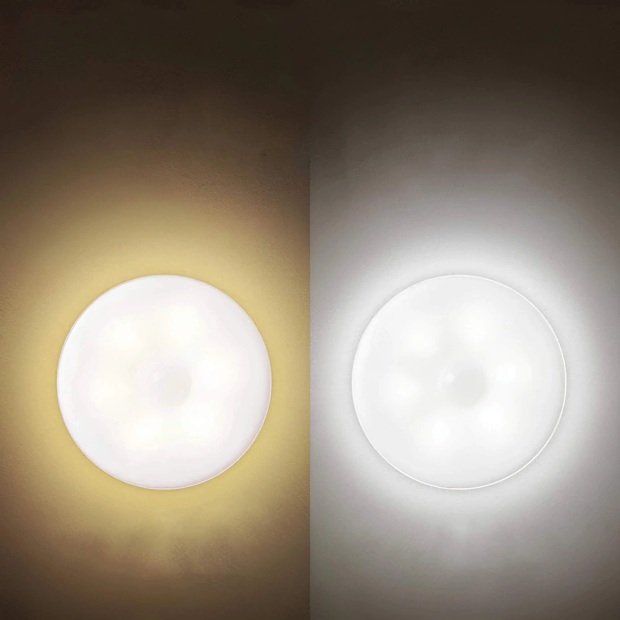 Modern minimalist wall lamp with a warm white LED glow, featuring a sleek rectangular design, mounted on a dark wall, creating a stylish and symmetrical decor element.