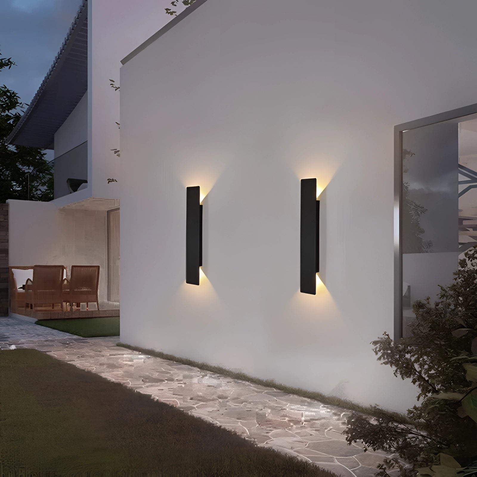 Modern Outdoor LED Wall Sconces - Energy-Efficient Minimalist Lighting