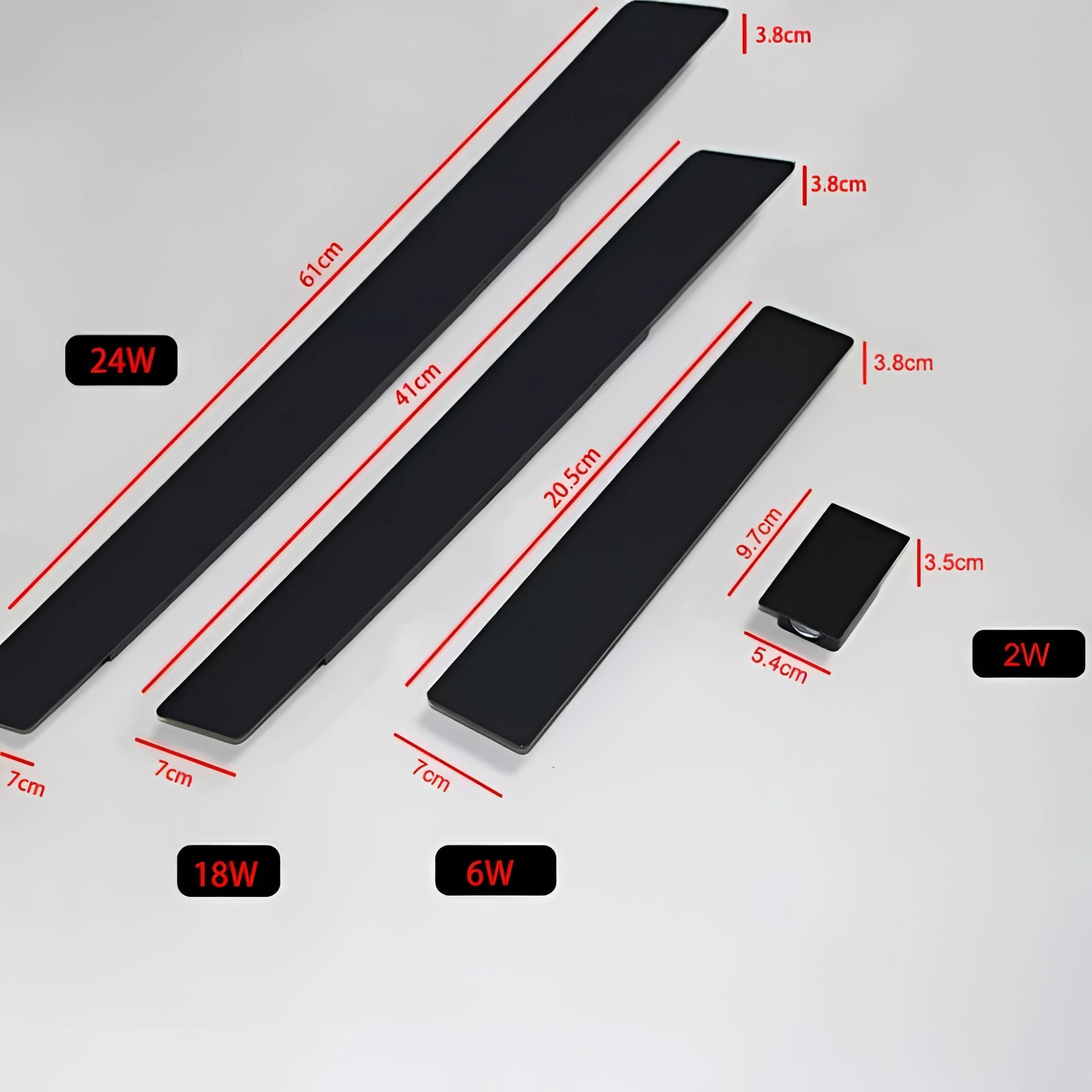 Modern Outdoor LED Wall Sconces - Energy-Efficient Minimalist Lighting