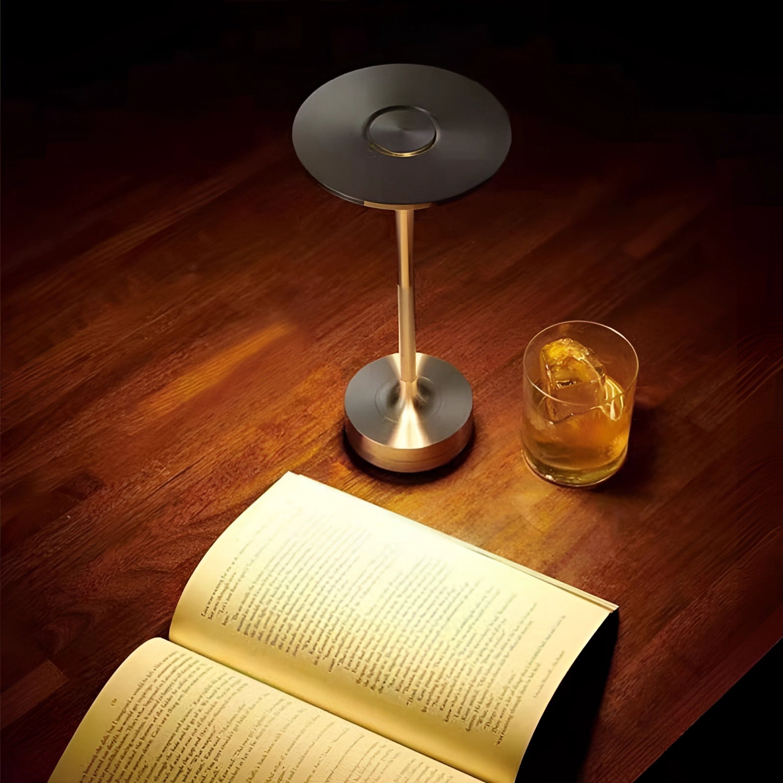 Modern Sleek Black LED Table Lamp - Adjustable Lighting Fixture