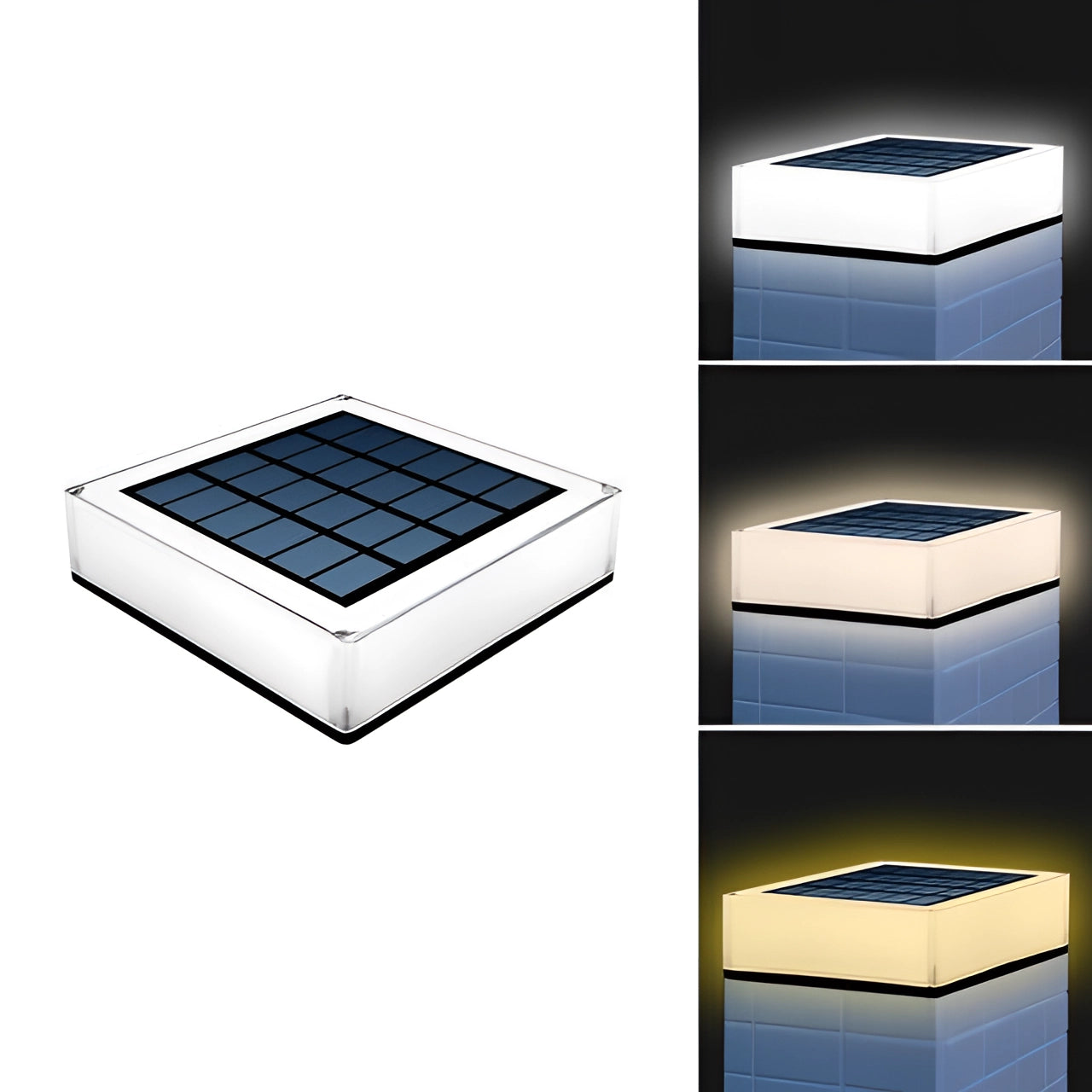 Set of 2 Modern Waterproof LED Cube Seats with Rechargeable Battery, featuring 3 color temperature options for versatile outdoor ambient lighting.