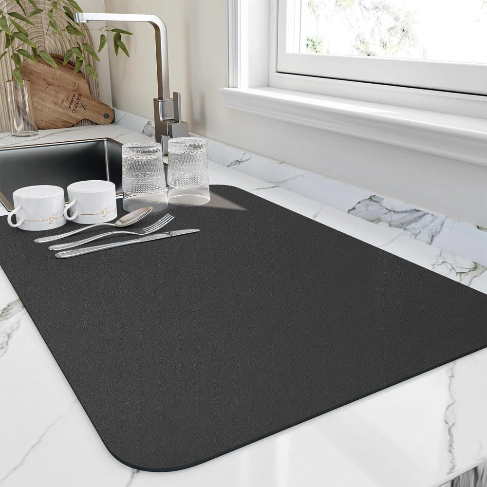 Non-Slip Wet Floor Mat - 100% Rubber, High-Traction, Water-Resistant