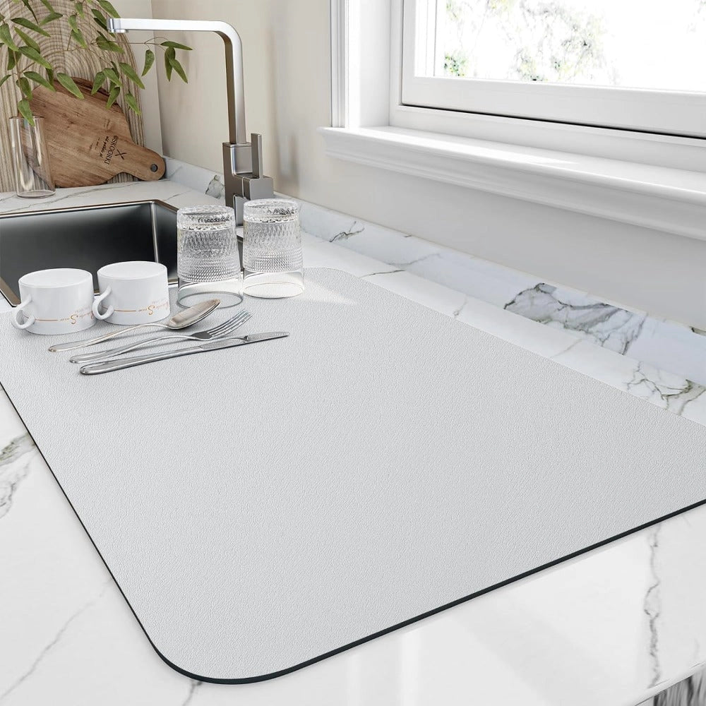 Non-Slip Wet Floor Mat - 100% Rubber, High-Traction, Water-Resistant