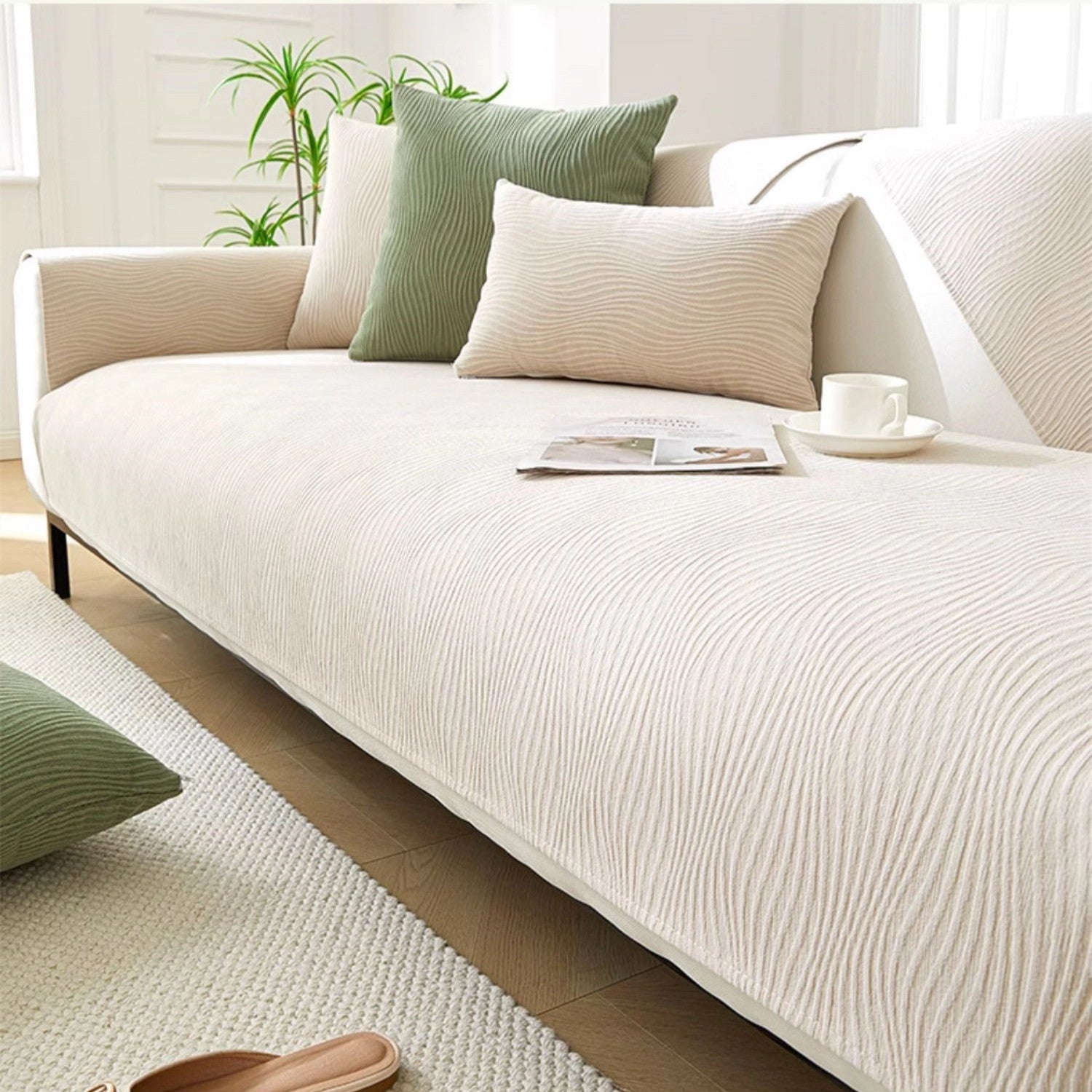 Sage Green Corduroy Upholstery Fabric - Soft, Durable & Eco-Friendly
