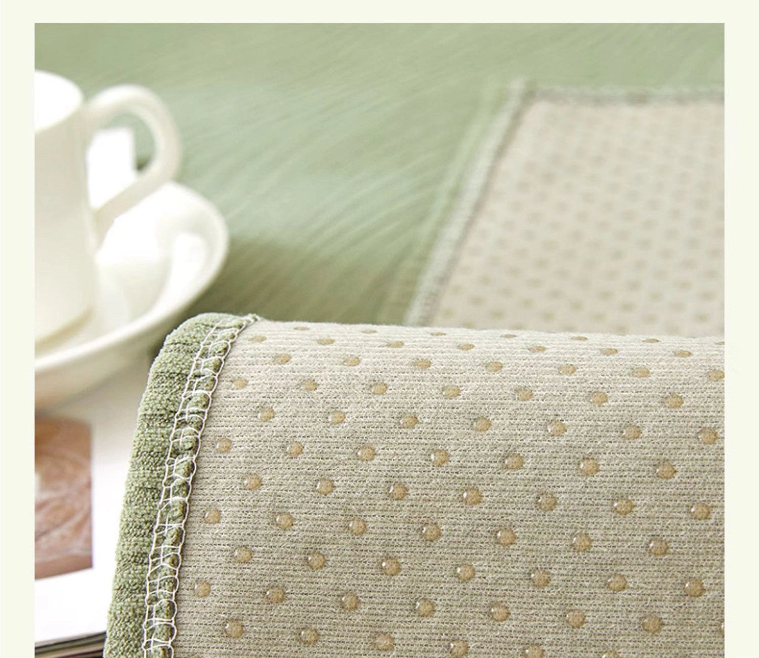 Sage Green Corduroy Upholstery Fabric - Soft, Durable & Eco-Friendly