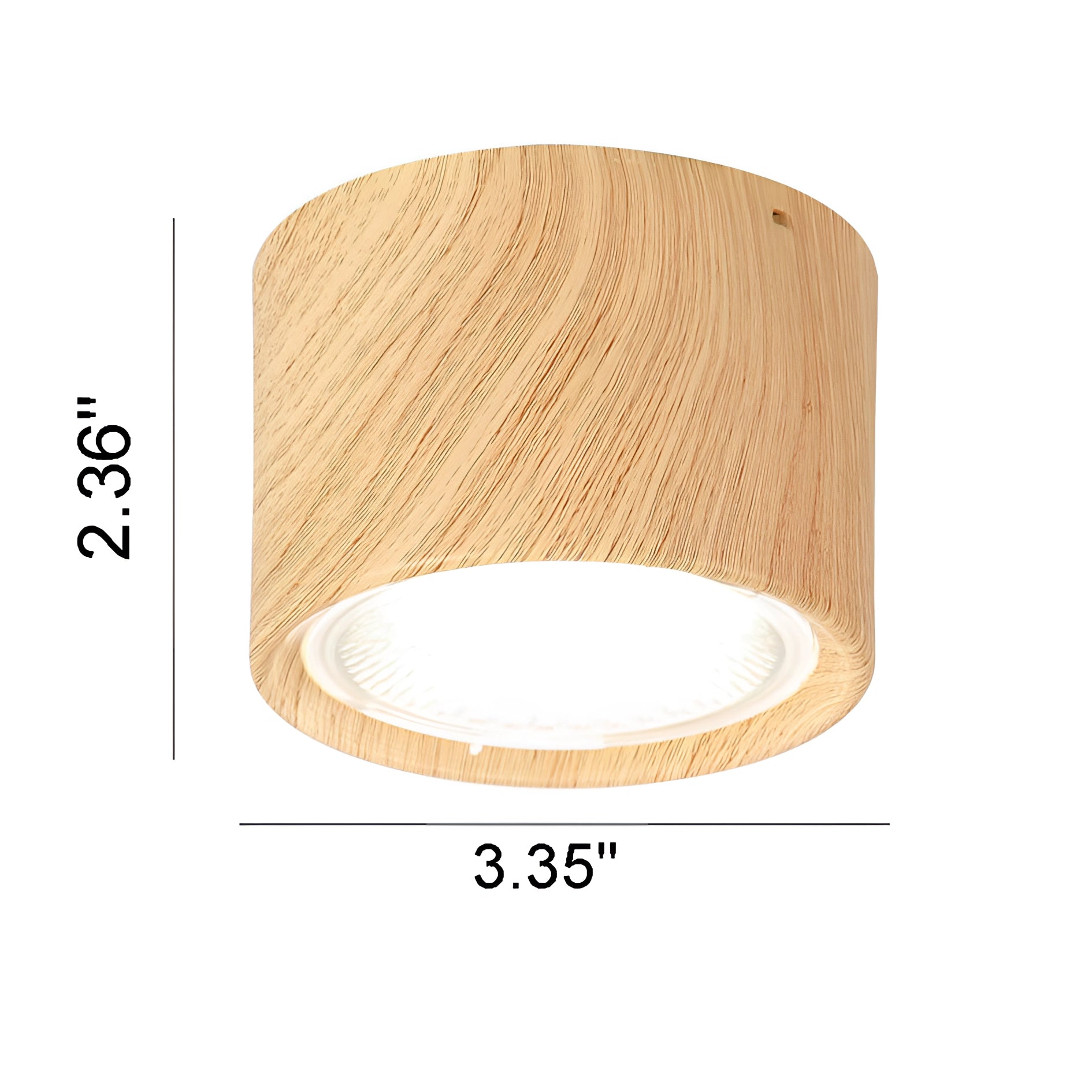 Modern Scandinavian kitchen with LED spotlight featuring a light wood finish, highlighting the sleek and minimalist design.