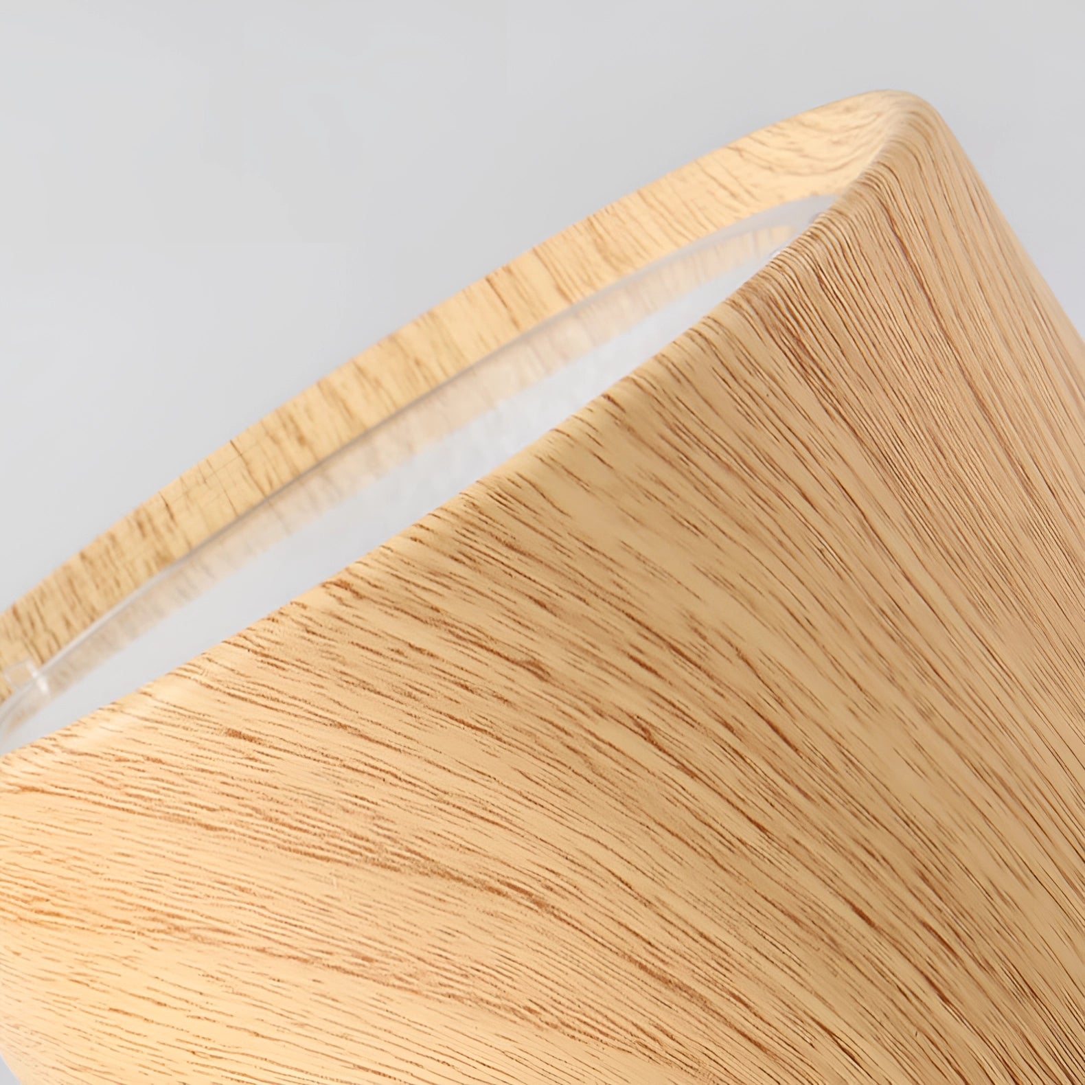 Scandinavian-style LED spotlight with a light wood finish, featuring a rectangular shape and beige tones, suitable for modern kitchen lighting.