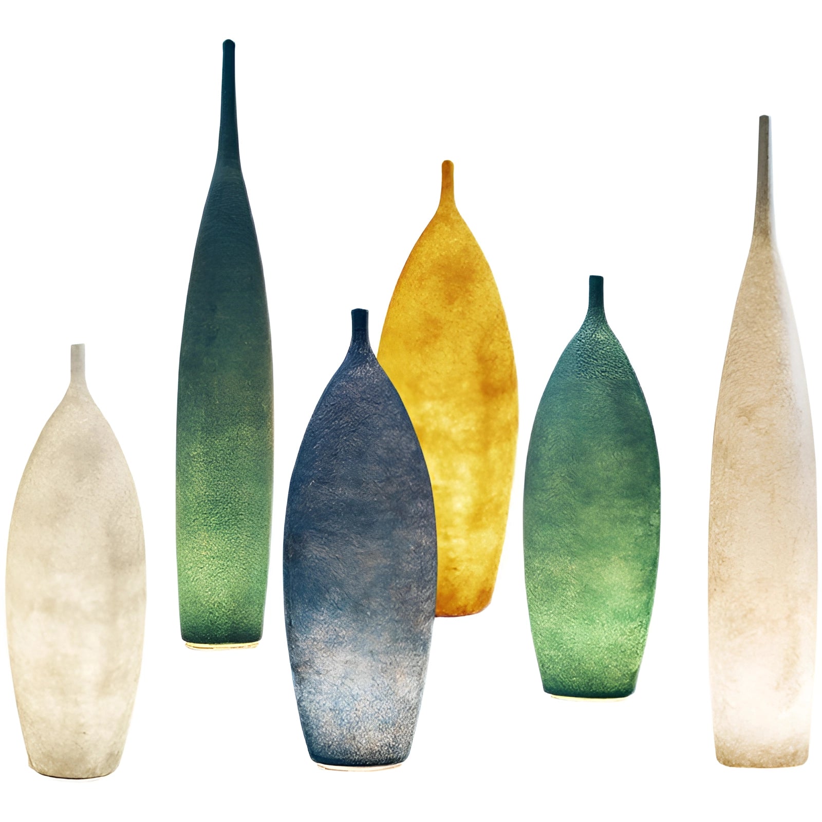 Scandinavian minimalist tall narrow ceramic vase with a distressed finish, showcasing a sleek and elegant design typical of Nordic aesthetics.