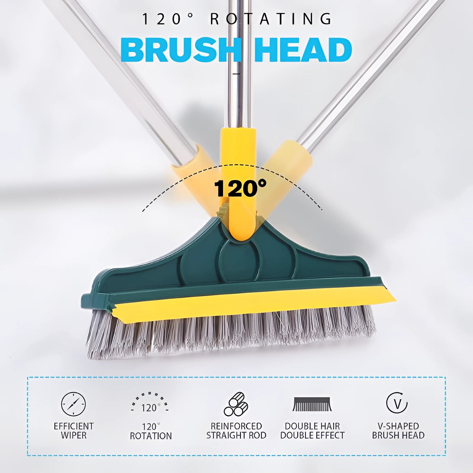 Siemens Dual-Function Washing Machine & Integrated Broom Cleaner