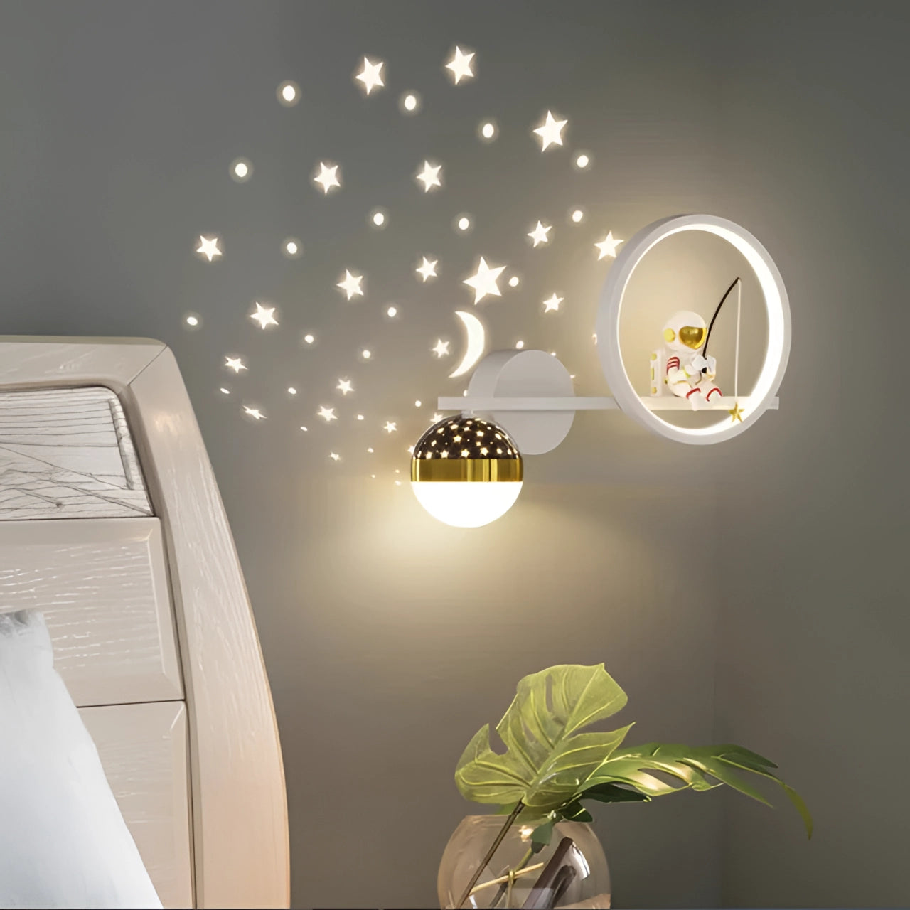 Star Projector LED Constellation Lamp - Modern Nursery Decor