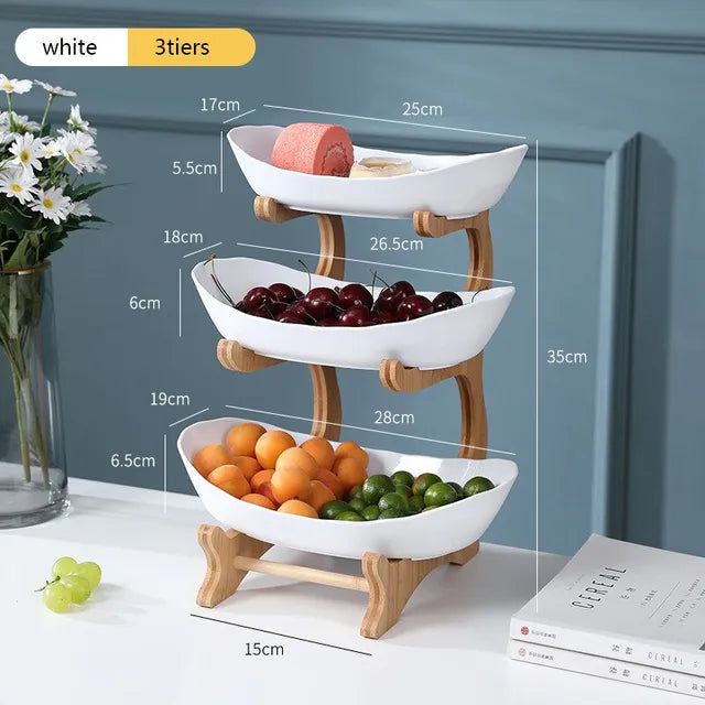 Taavita - Kitchen Fruit Bowl with Multiple Levels