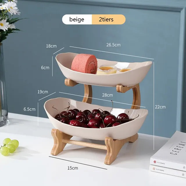 Taavita - Kitchen Fruit Bowl with Multiple Levels