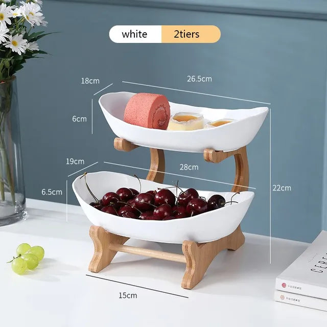 Taavita - Kitchen Fruit Bowl with Multiple Levels