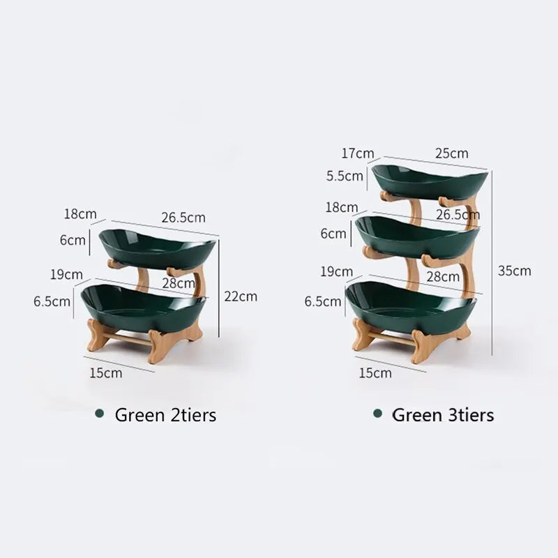 Taavita - Kitchen Fruit Bowl with Multiple Levels