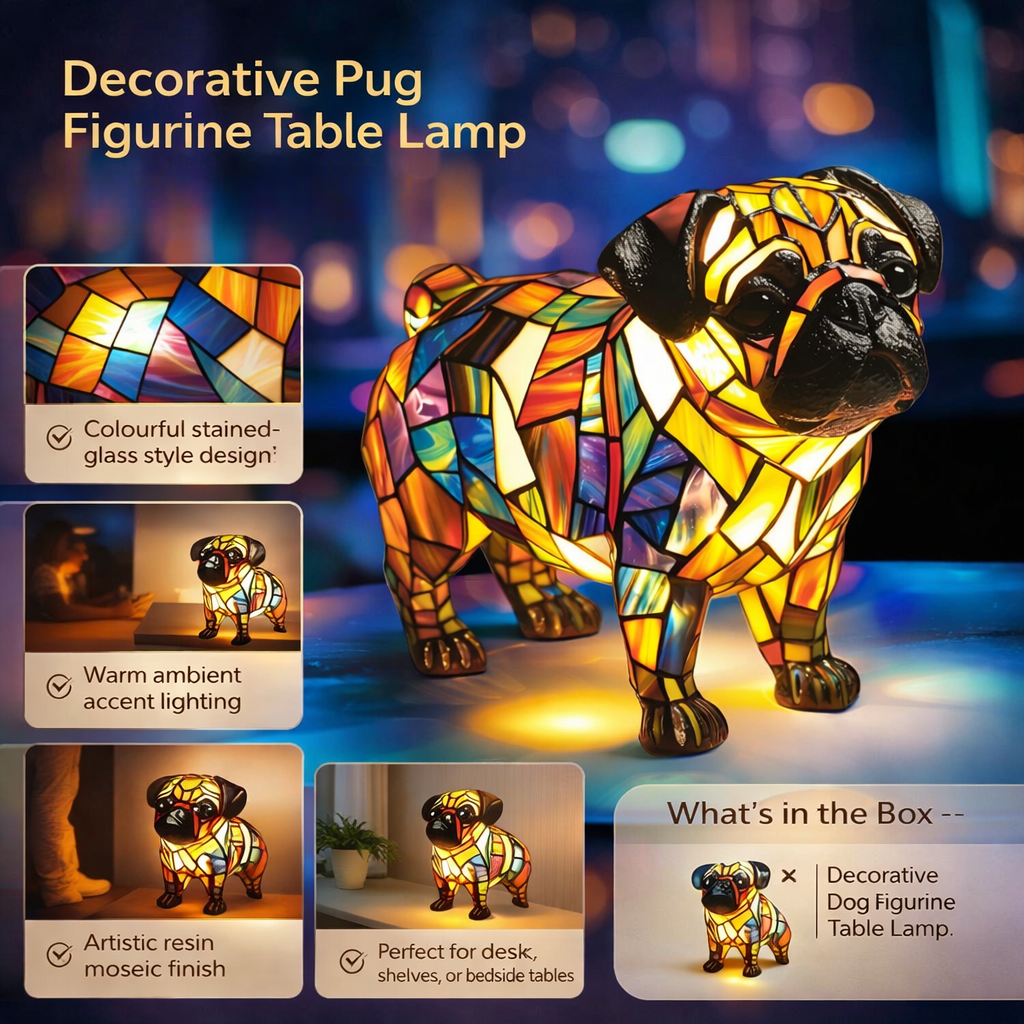 Charming Canine Table Lamp for Cozy Illumination
