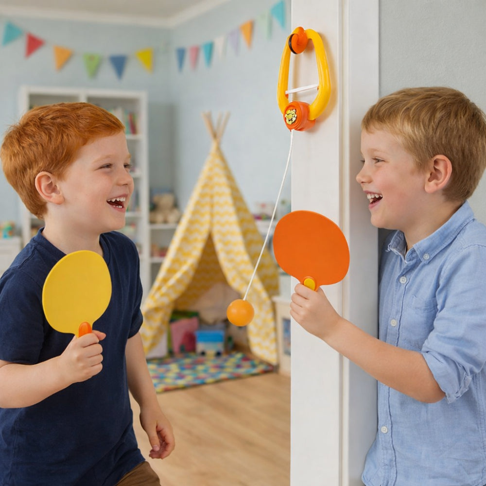 Doorway Table Tennis Game Set for Family Fun Anywhere