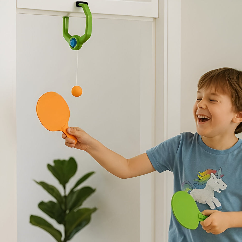 Doorway Table Tennis Game Set for Family Fun Anywhere