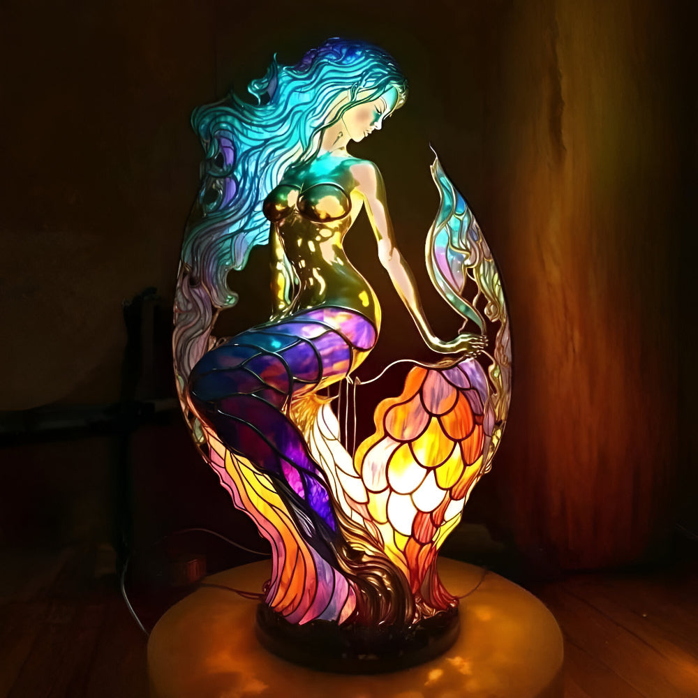 Charming Animal-Themed Glass Table Lamp for Cozy Ambiance