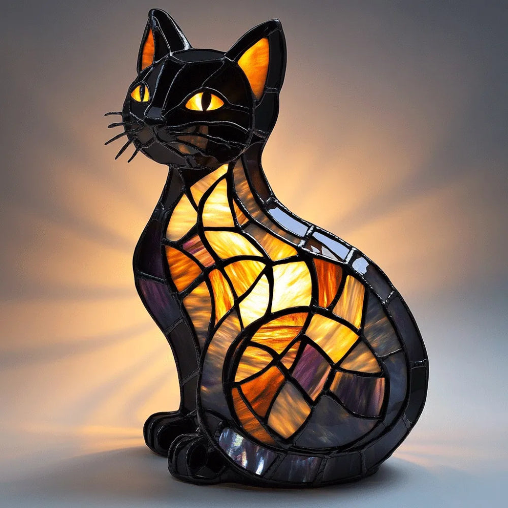 Charming Cat-Inspired Table Lamp for Cozy Ambiance