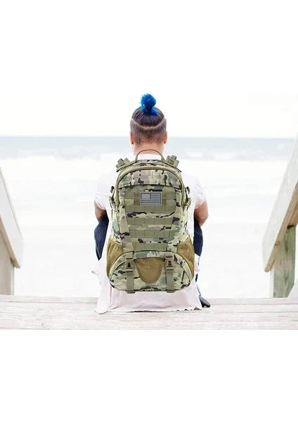 Military Rucksack with Heavy-Duty Storage – Weather-Resistant Backpack for Outdoor Use