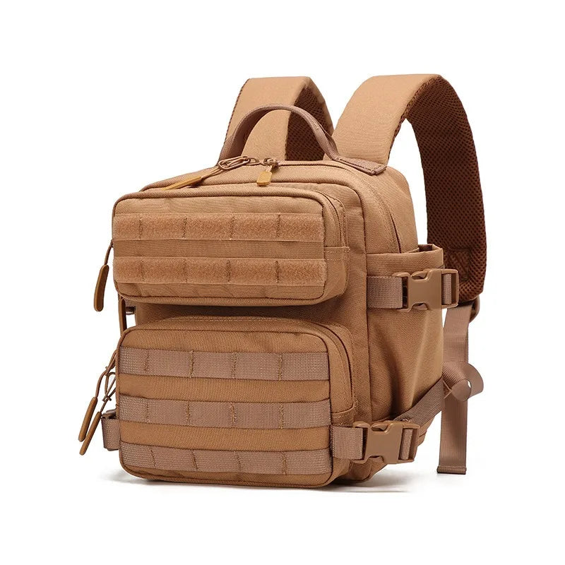 9L Compact MOLLE Backpack – Durable Mini Rucksack for Hiking and EDC