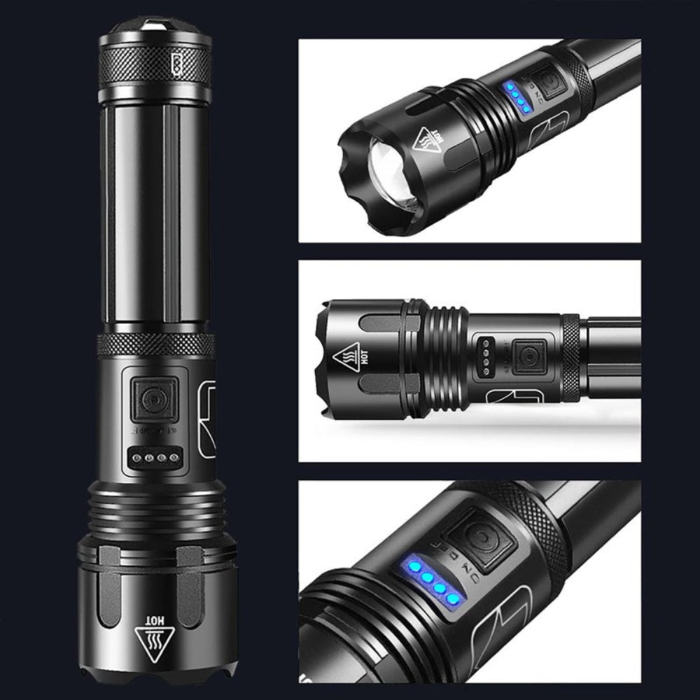 High-Performance USB Rechargeable Tactical Flashlight