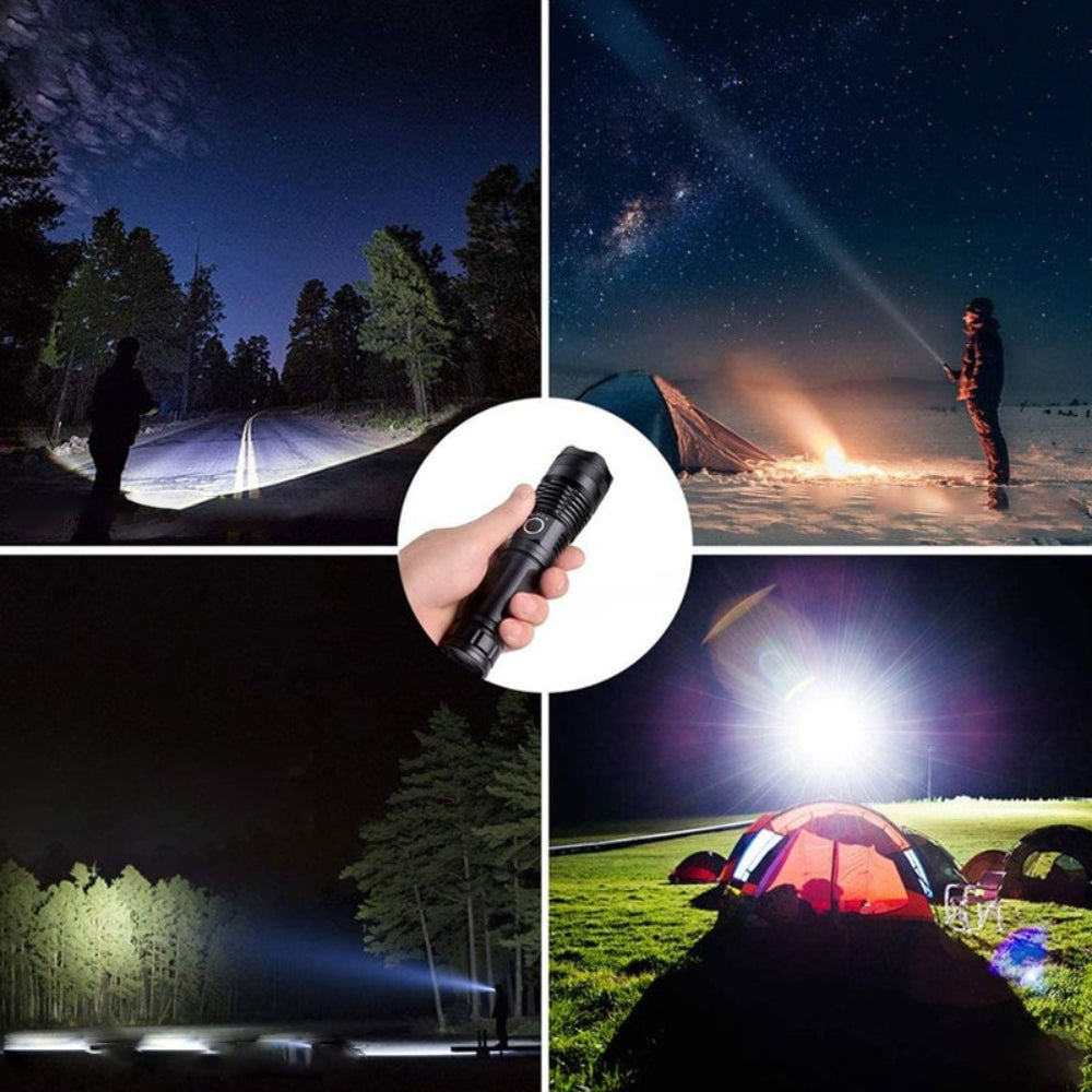 High-Performance USB Rechargeable Tactical Flashlight